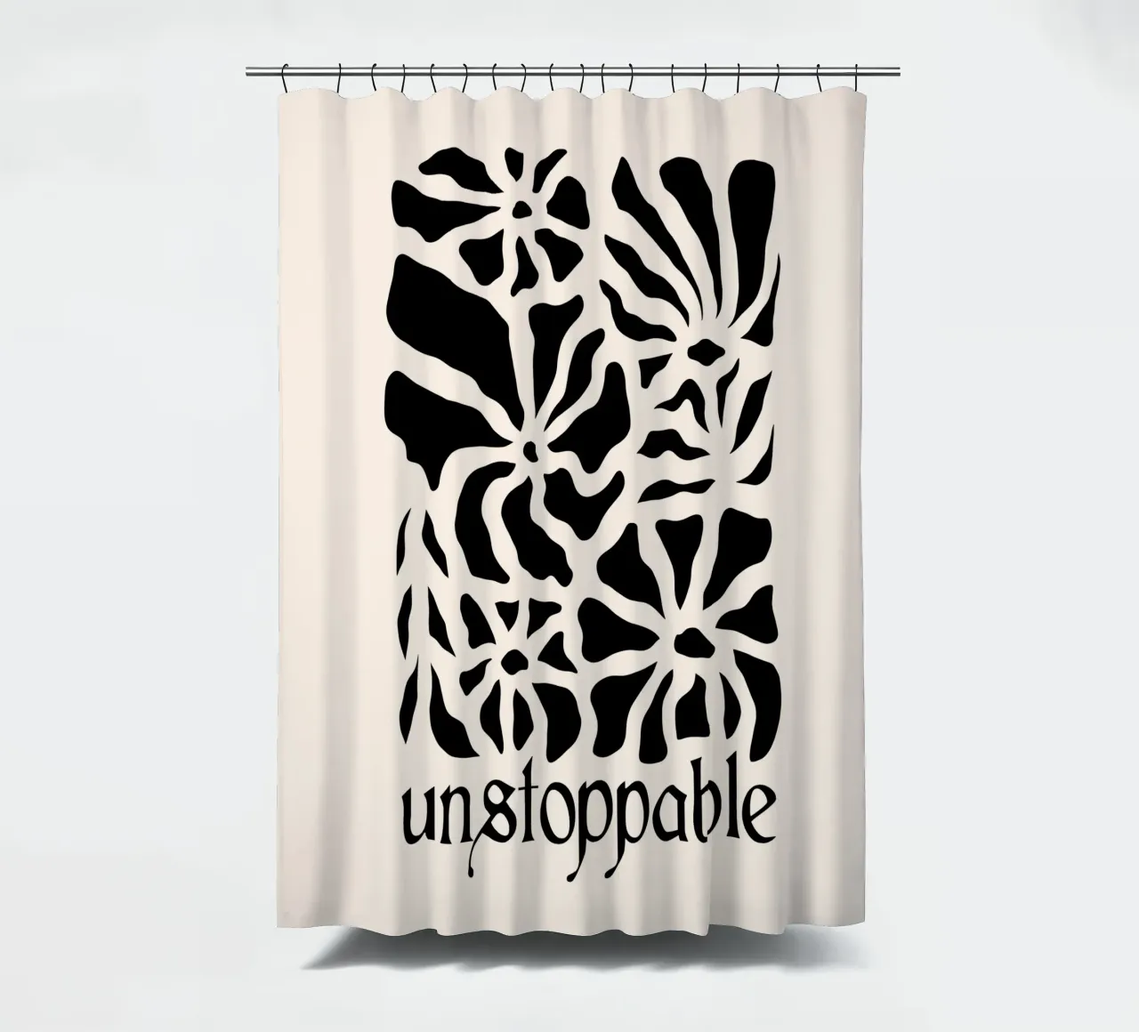 Unstoppable Black version tenda da doccia da TijanaArtStudio88