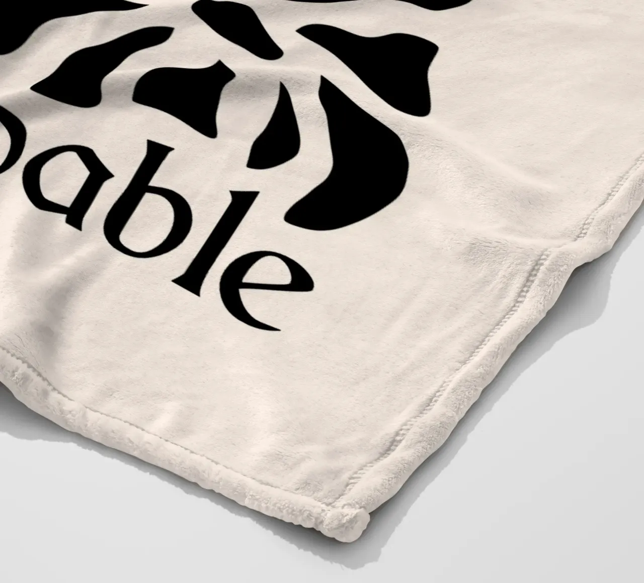 Unstoppable Black version coperta in pile da TijanaArtStudio88