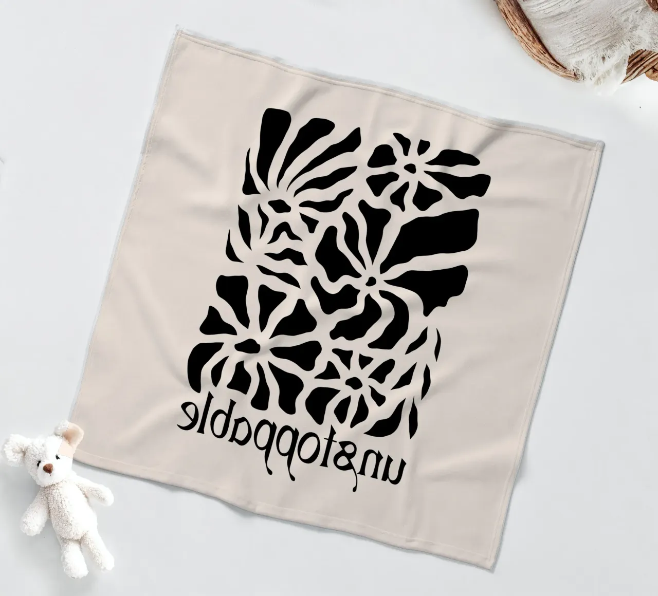 Unstoppable Black version coperta in pile da TijanaArtStudio88