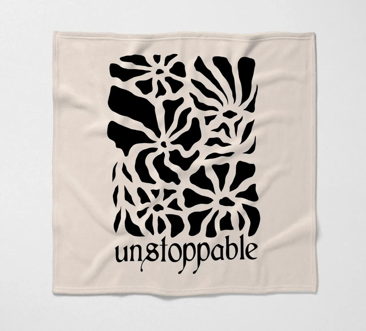 Unstoppable Black version coperta in pile da TijanaArtStudio88