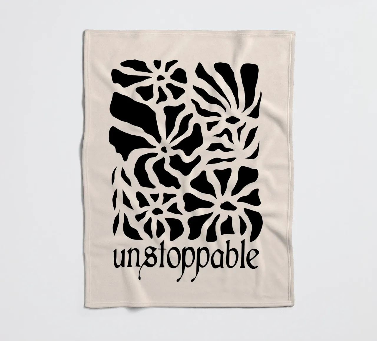 Unstoppable Black version coperta in pile da TijanaArtStudio88