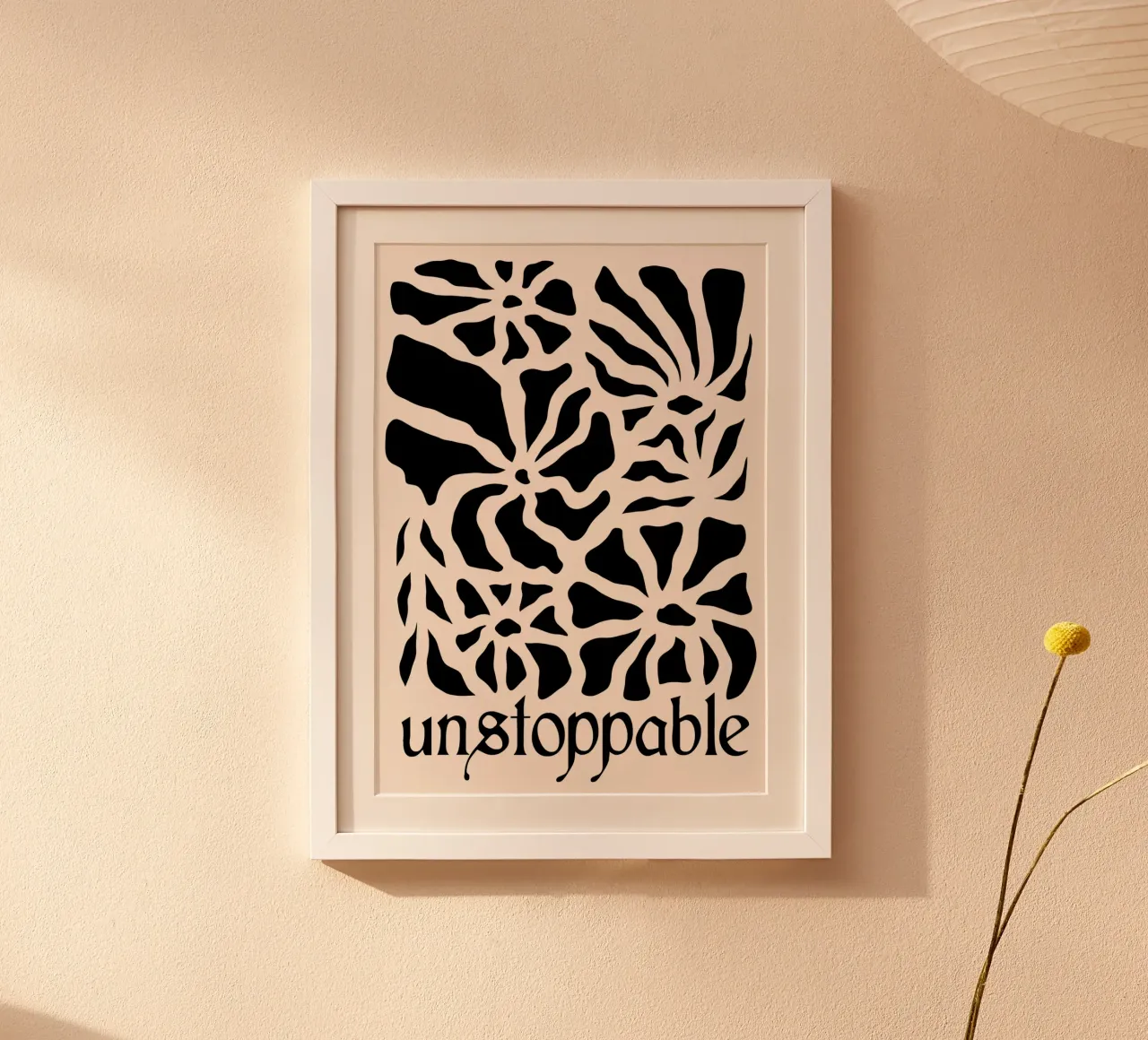 Unstoppable Black version carta hahnemühle da TijanaArtStudio88