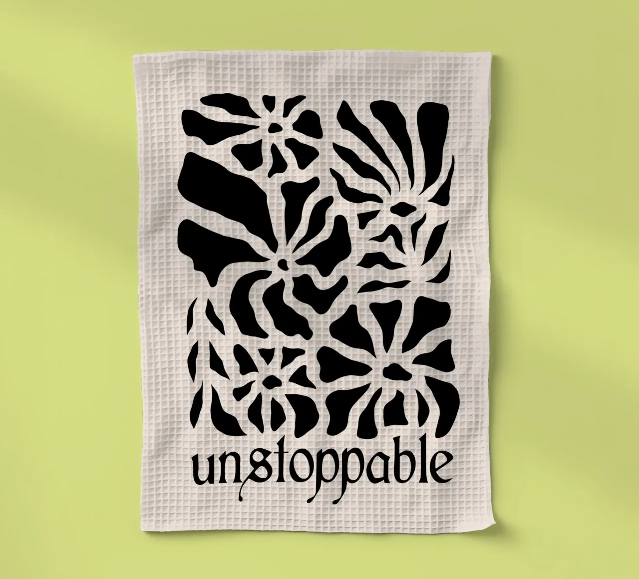 Unstoppable Black version canovaccio da cucina da TijanaArtStudio88