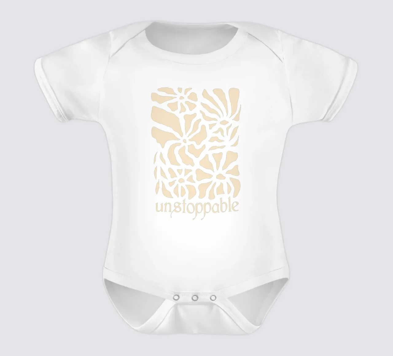 Unstoppable Light version body neonato maniche corte da TijanaArtStudio88