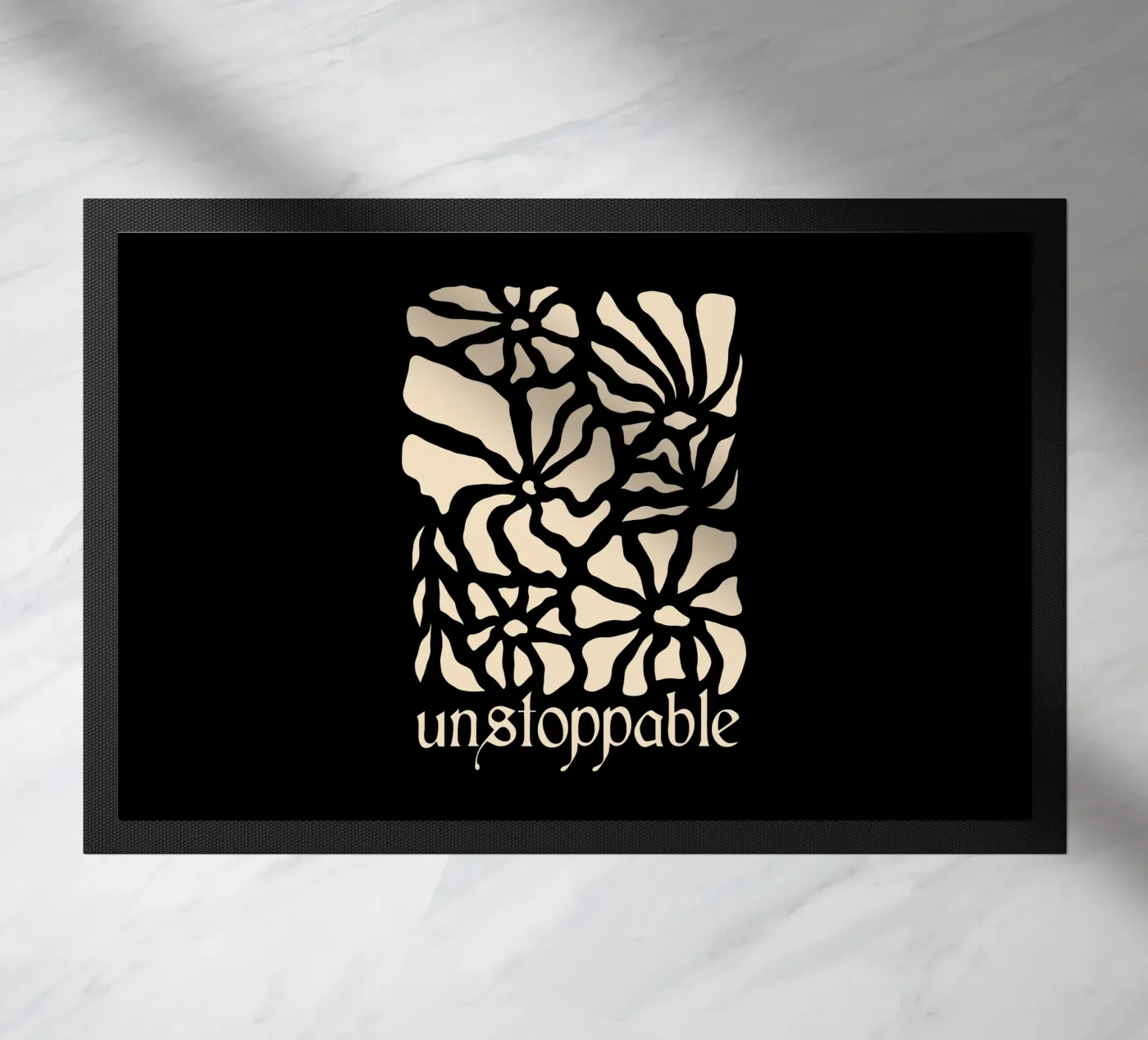 Unstoppable Light version doormat by TijanaArtStudio88