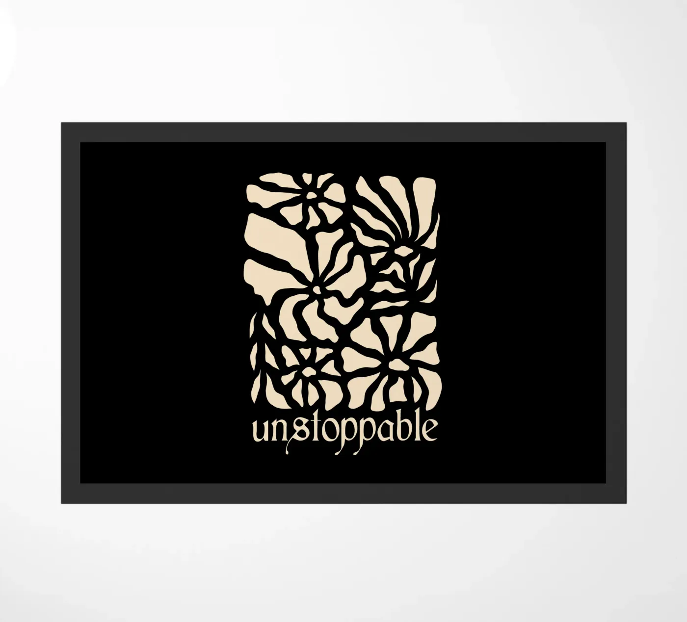 Unstoppable Light version doormat by TijanaArtStudio88