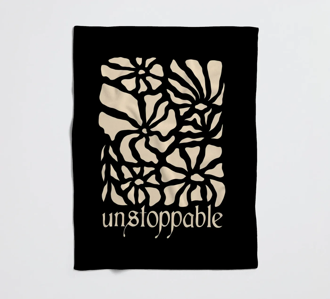 Unstoppable Light version fleecedeken van TijanaArtStudio88