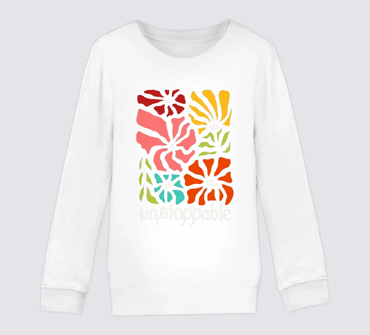 Unstoppable Summer vibes flowers felpa bambino da TijanaArtStudio88