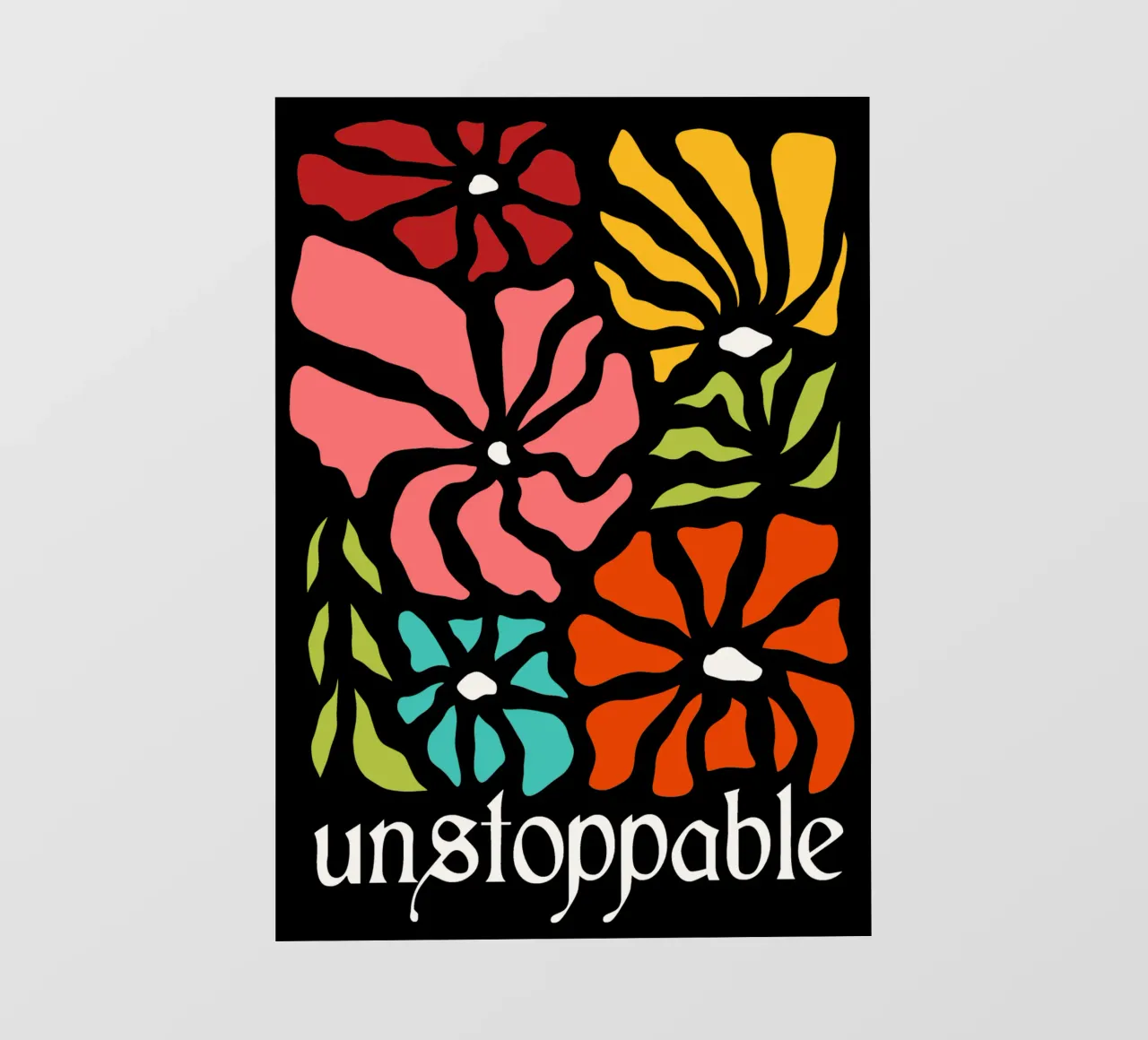 Unstoppable Summer vibes flowers pellicola backlit da TijanaArtStudio88