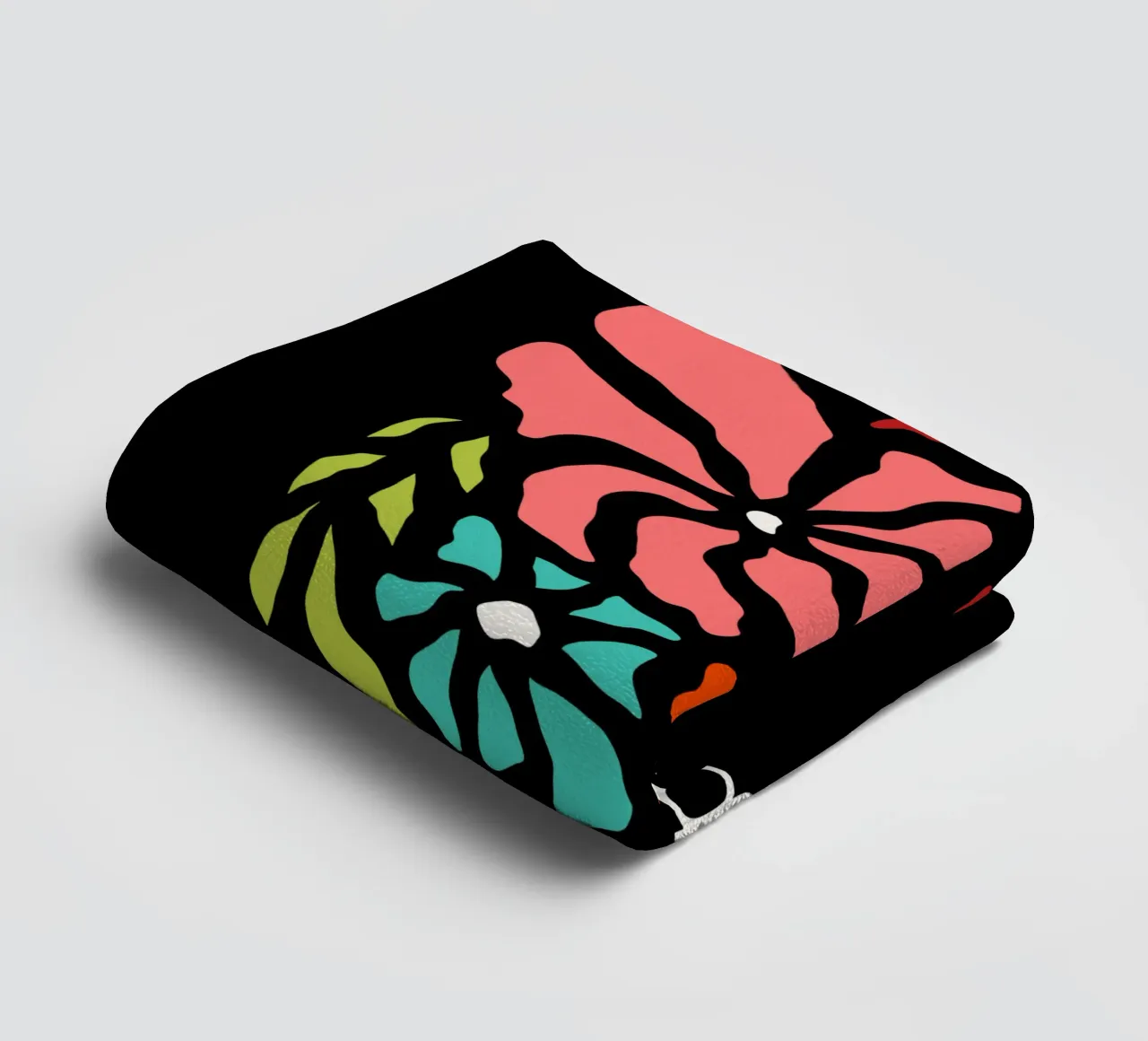 Unstoppable Summer vibes flowers asciugamano da bagno da TijanaArtStudio88