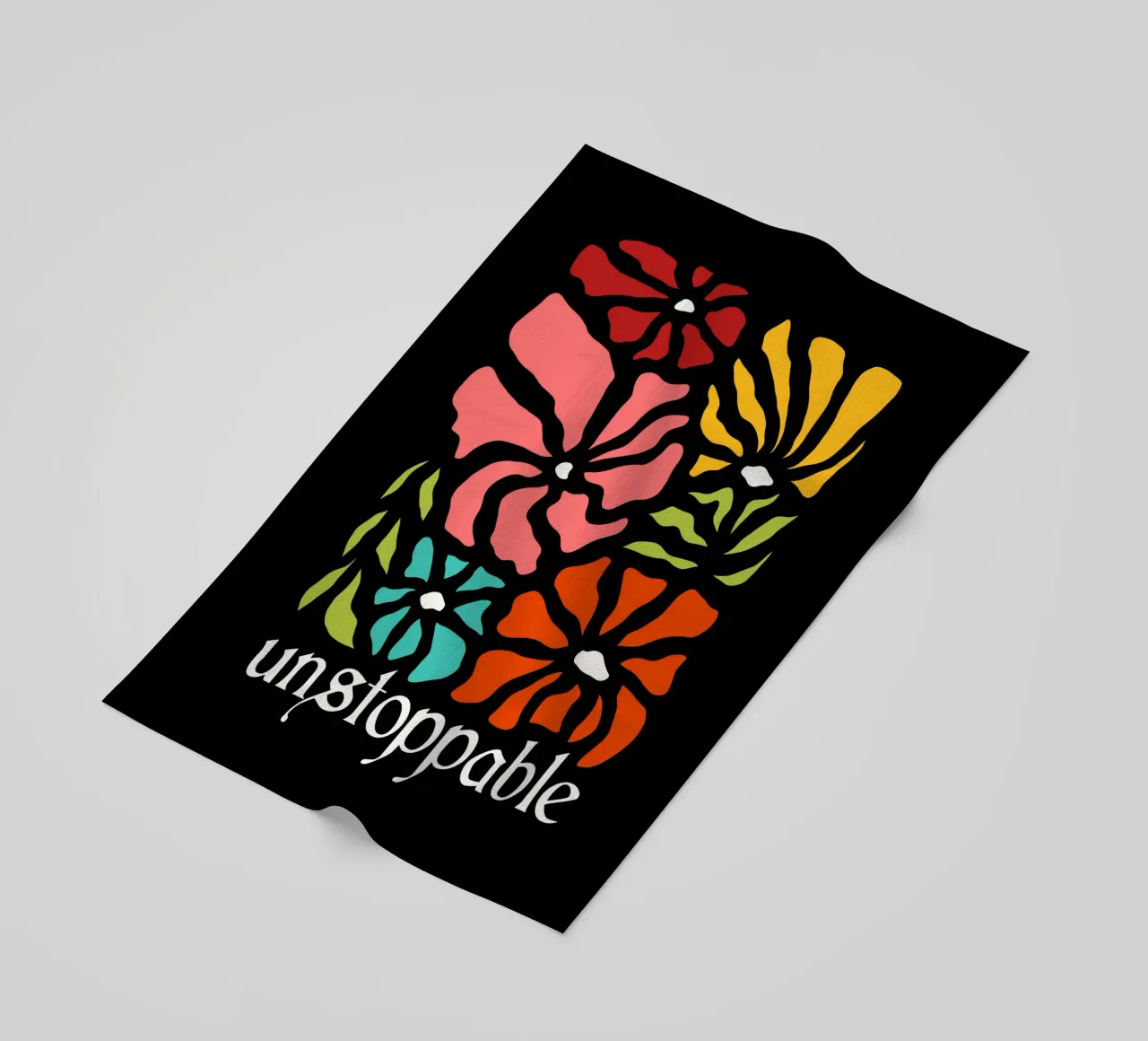 Unstoppable Summer vibes flowers telo mare da TijanaArtStudio88