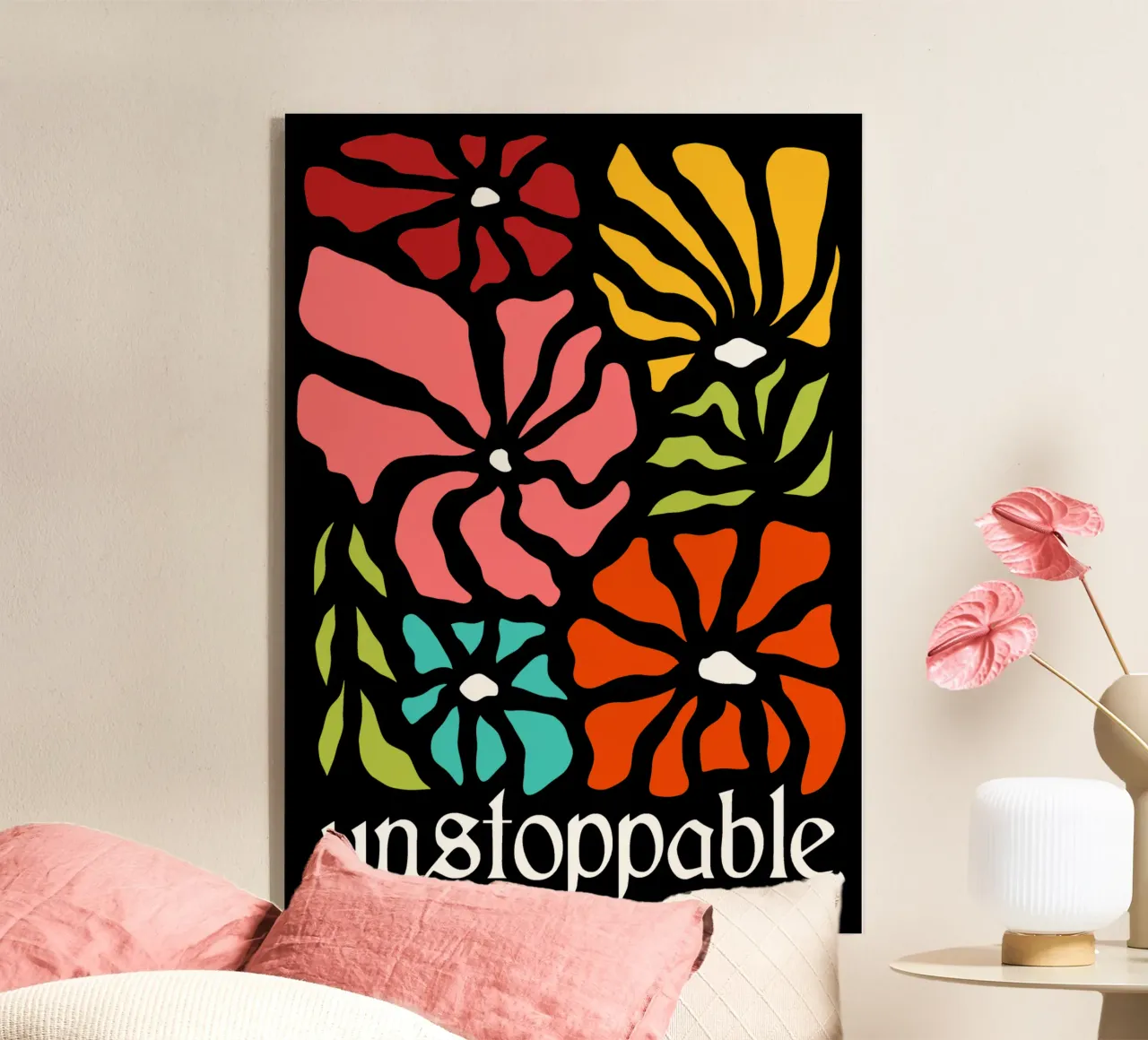 Unstoppable Summer vibes flowers plexiglass da TijanaArtStudio88