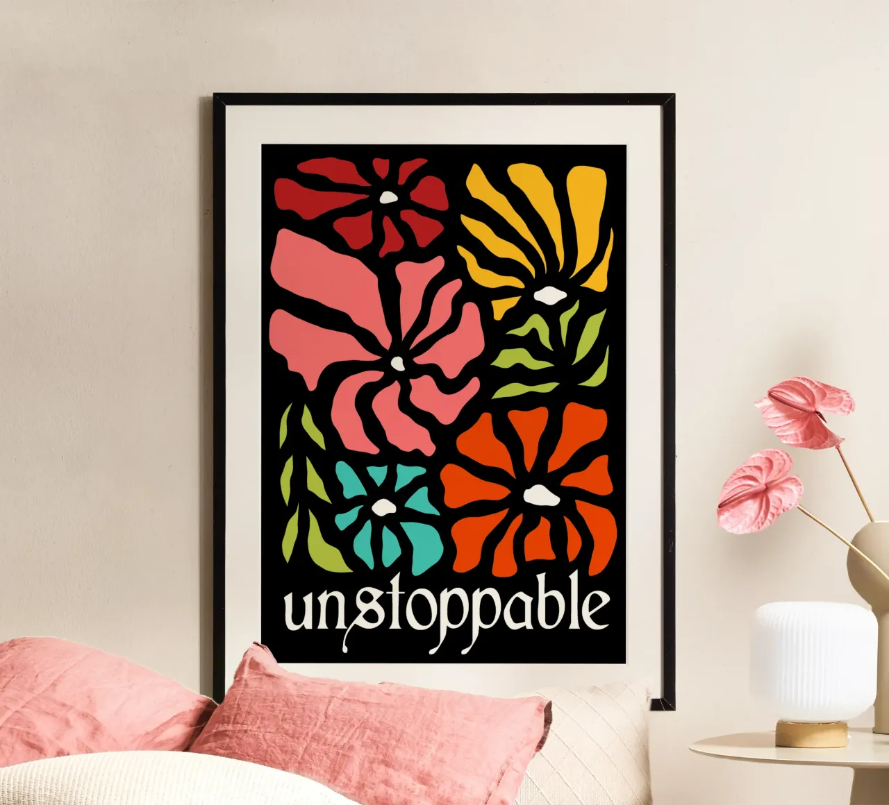 Unstoppable Summer vibes flowers carta hahnemühle da TijanaArtStudio88