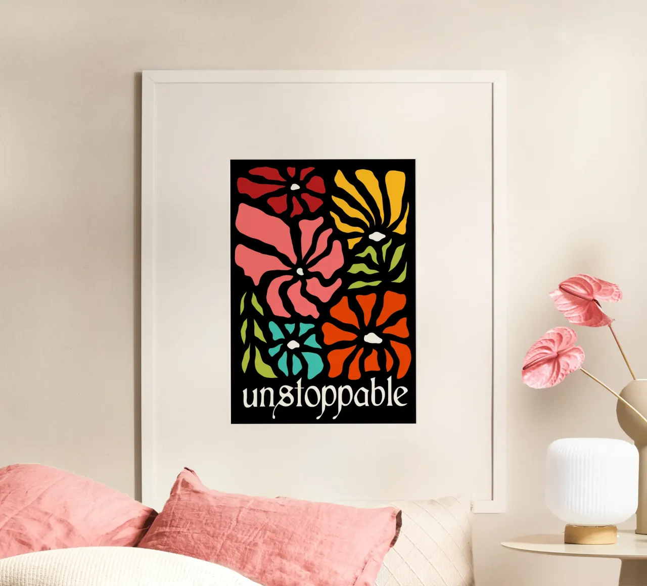 Unstoppable Summer vibes flowers carta hahnemühle da TijanaArtStudio88