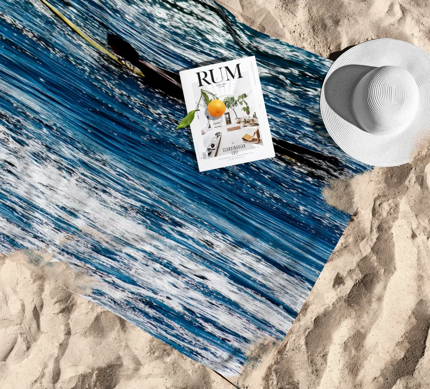 Forward beach towel by Tal Paz-Fridman