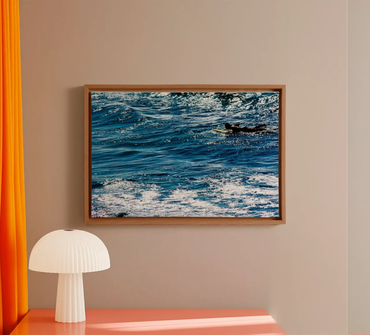 Forward canvas with Floater frame by Tal Paz-Fridman
