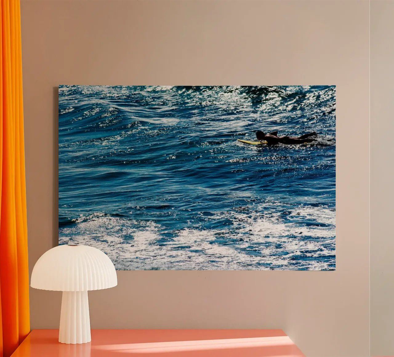 Forward canvas with Floater frame by Tal Paz-Fridman