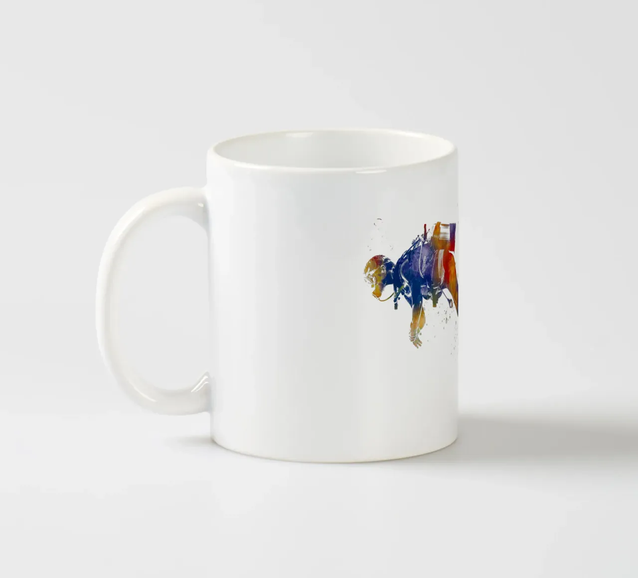 Tuffatore in acquerello tazza in ceramica da ⚽ Sports Pulse