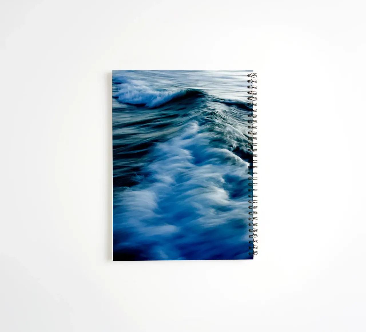 The Uniqueness of Waves XLV spiral notebook by Tal Paz-Fridman
