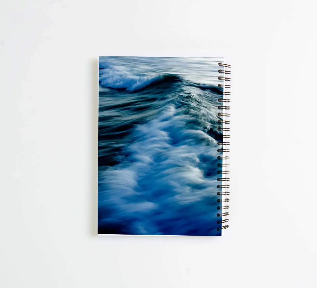 The Uniqueness of Waves XLV spiral notebook by Tal Paz-Fridman