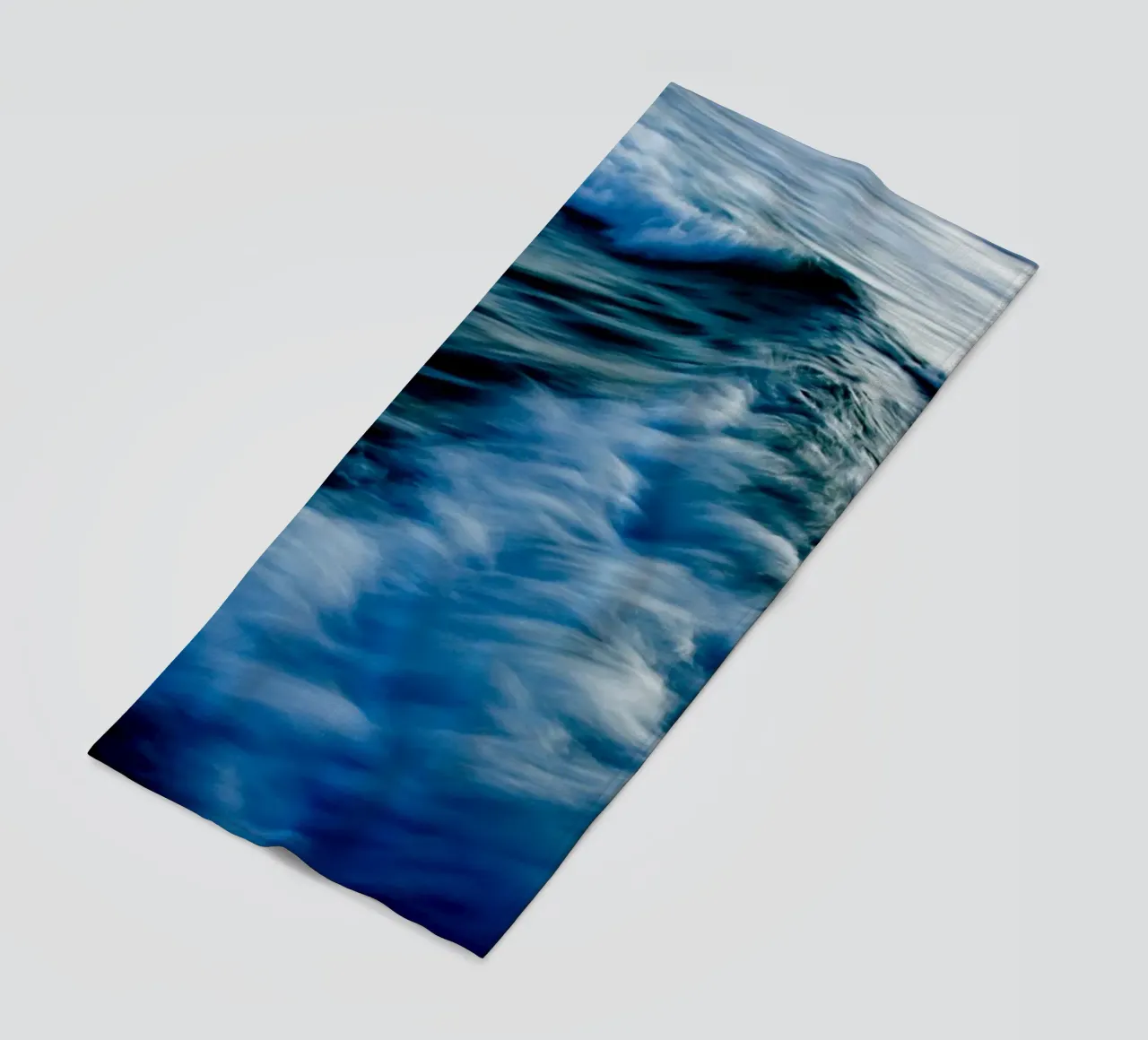 The Uniqueness of Waves XLV beach towel by Tal Paz-Fridman