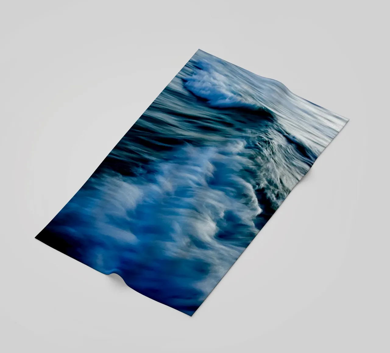 The Uniqueness of Waves XLV beach towel by Tal Paz-Fridman