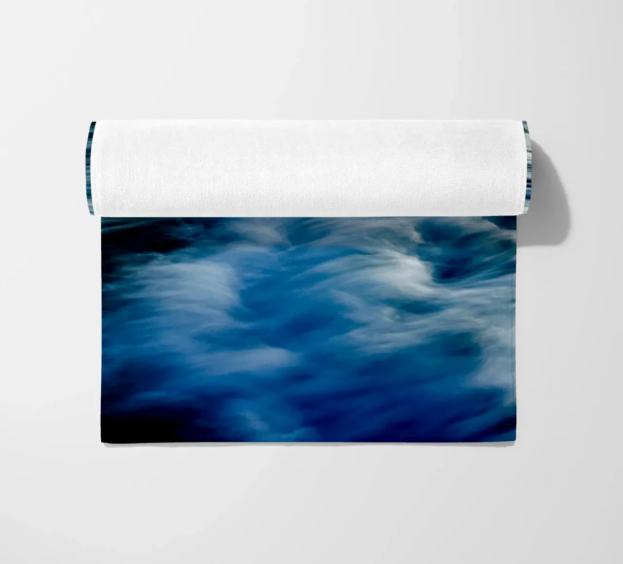 The Uniqueness of Waves XLV beach towel by Tal Paz-Fridman