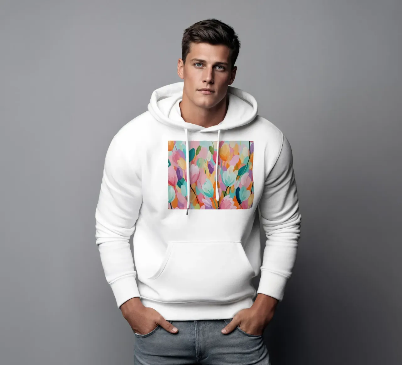 Flores Flowers felpa con cappuccio da Sentinal