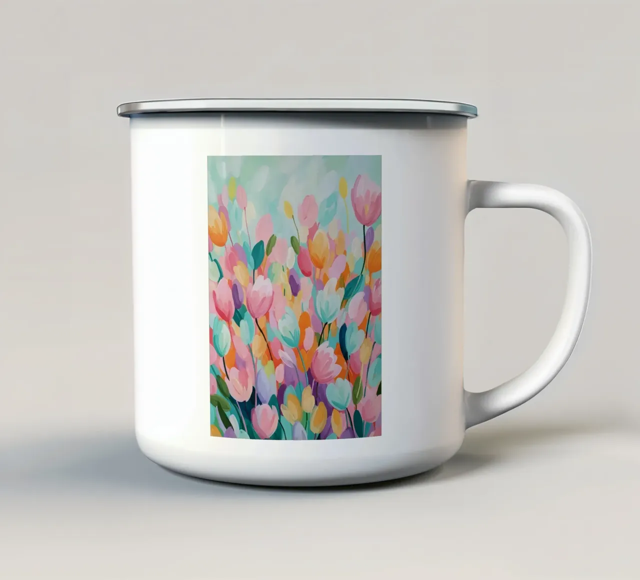 Flores Flowers tazza in smalto da Sentinal