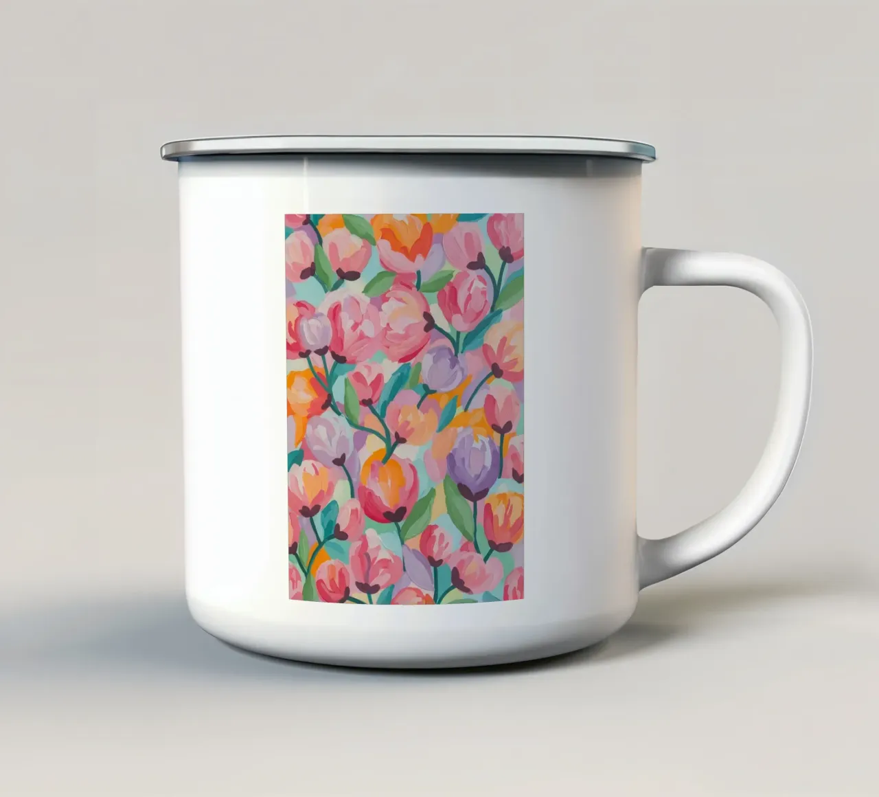 Flowers Of August tazza in smalto da Sentinal