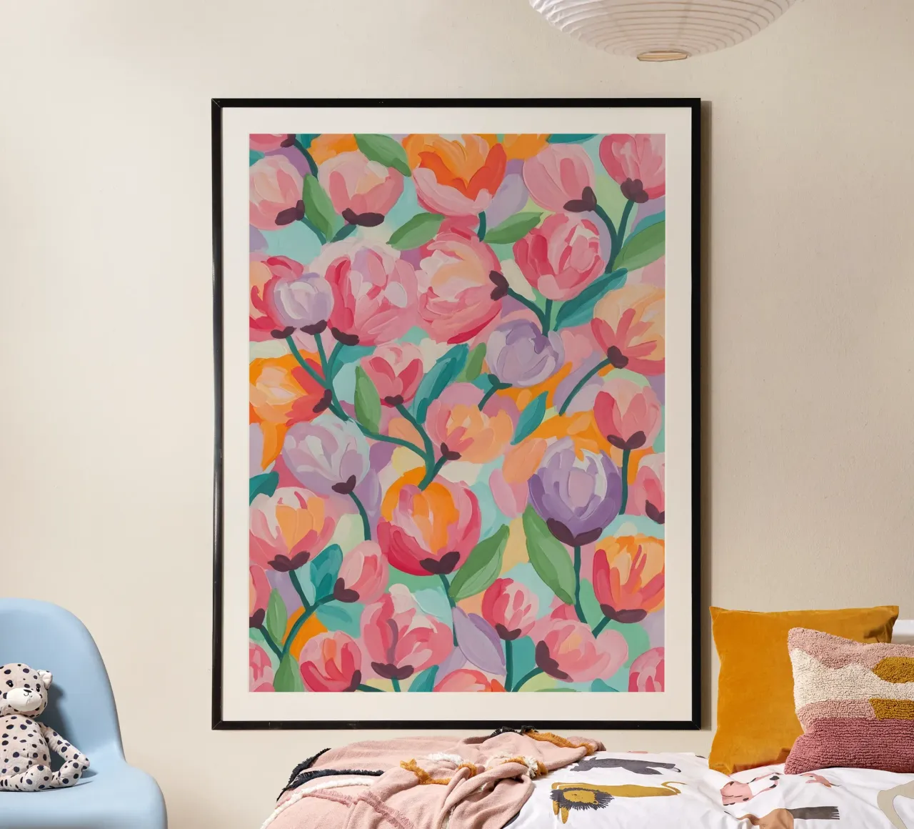Flowers Of August poster con telaio in plastica da Sentinal