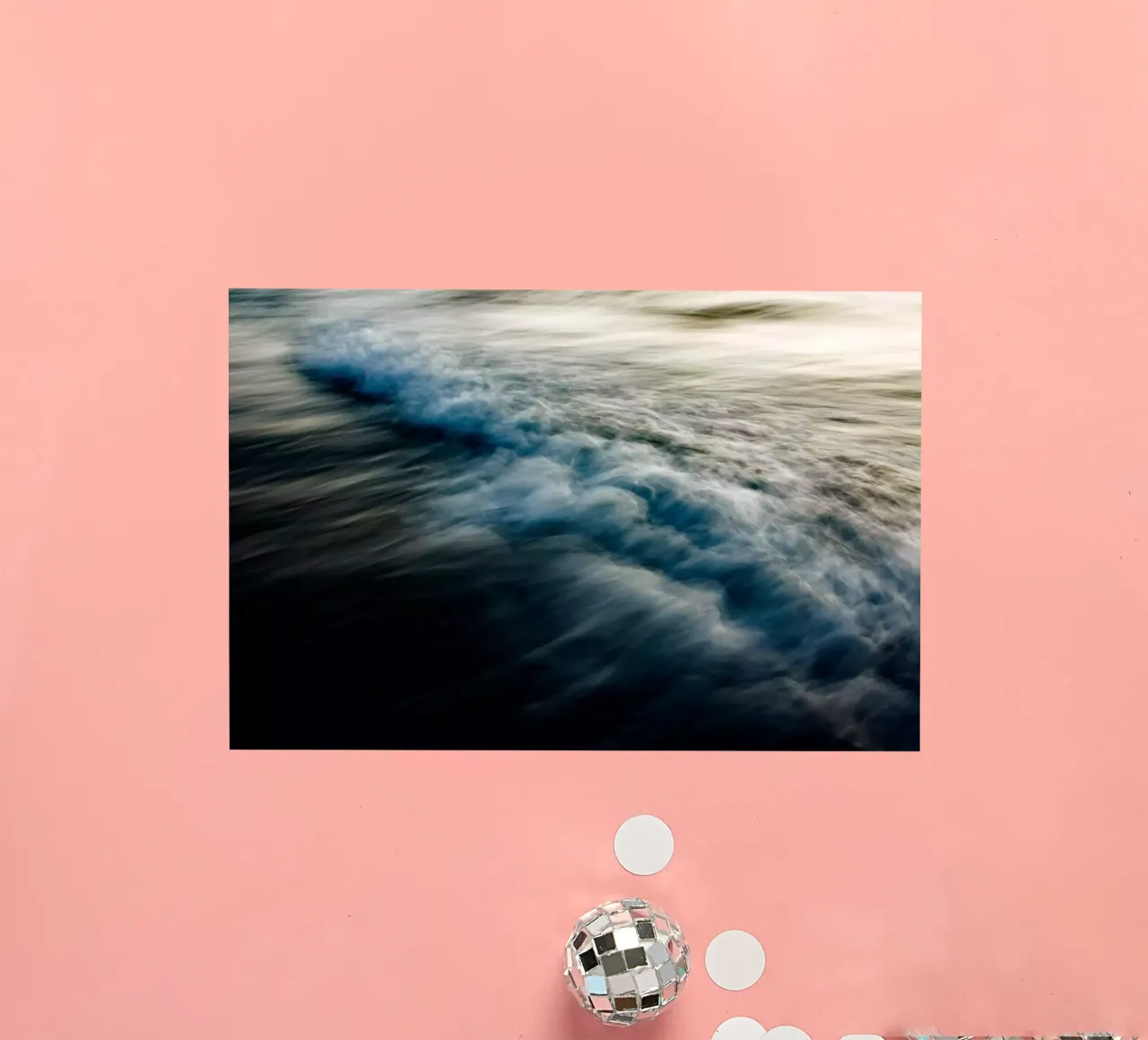 The Uniqueness of Waves XLVI sticker by Tal Paz-Fridman