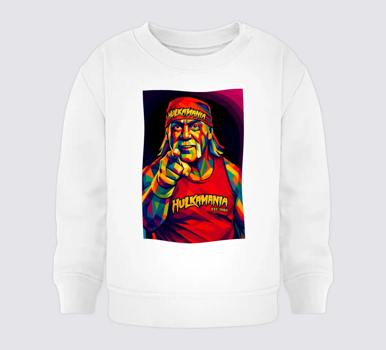 Hulk Hogan wpap art felpa neonato da BONANZA