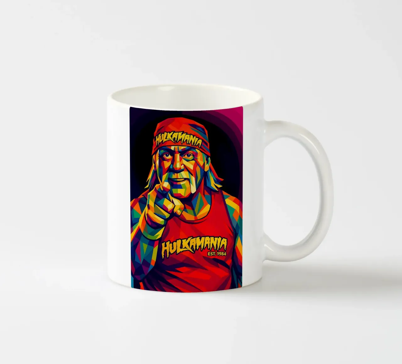 Hulk Hogan wpap art tazza in ceramica da BONANZA
