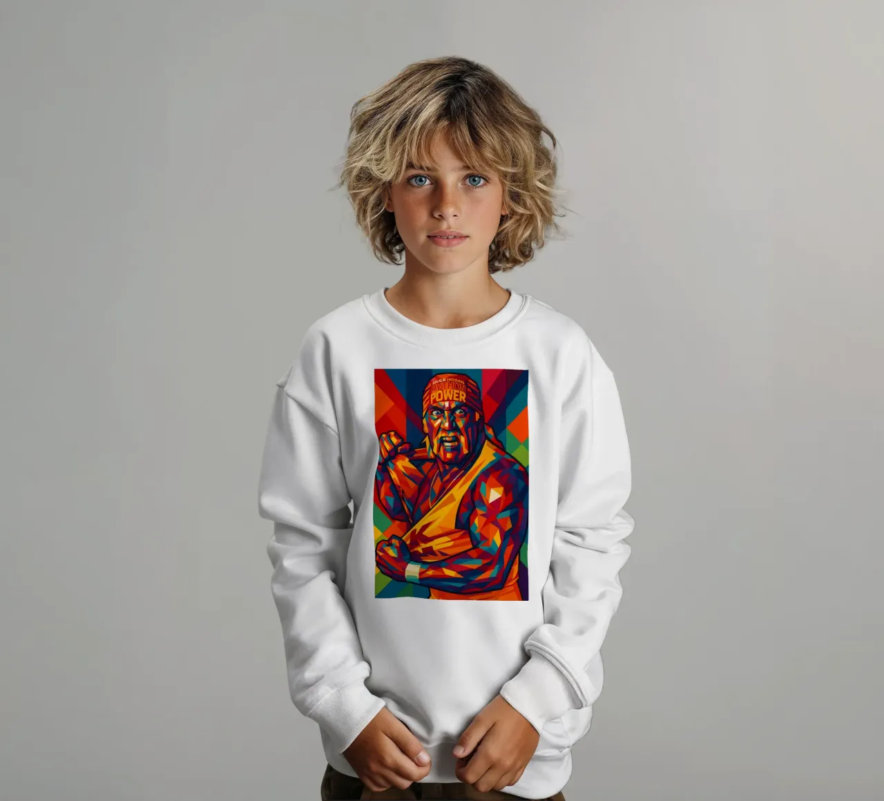 Hulk Hogan strappa la camicia wpap felpa bambino da BONANZA