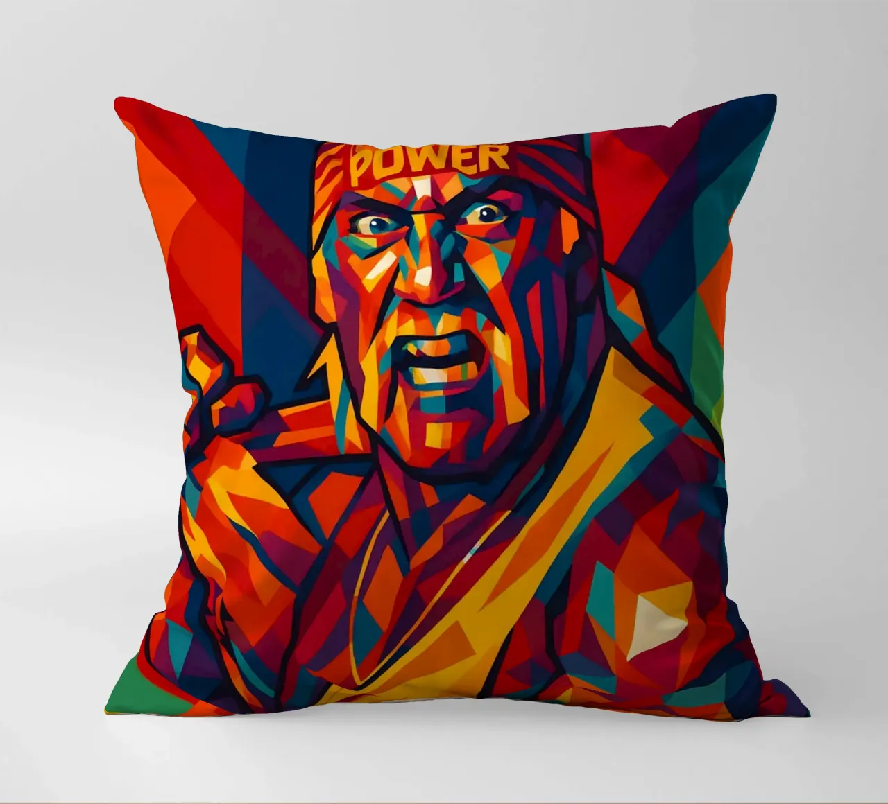 Hulk Hogan strappa la camicia wpap cuscino da BONANZA