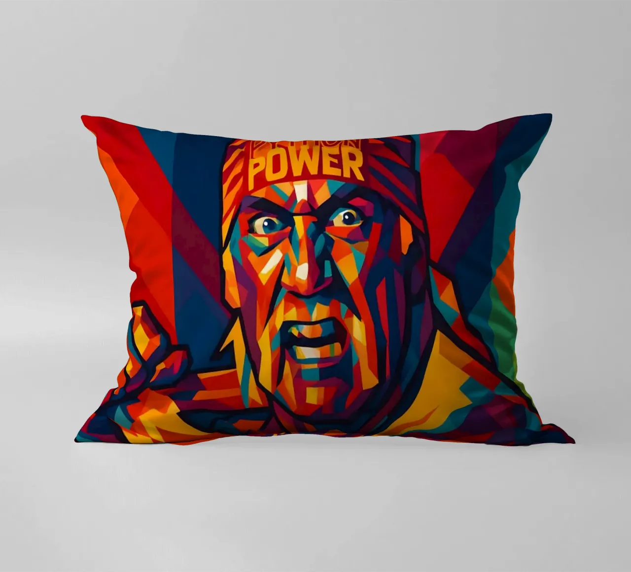 Hulk Hogan strappa la camicia wpap cuscino da BONANZA