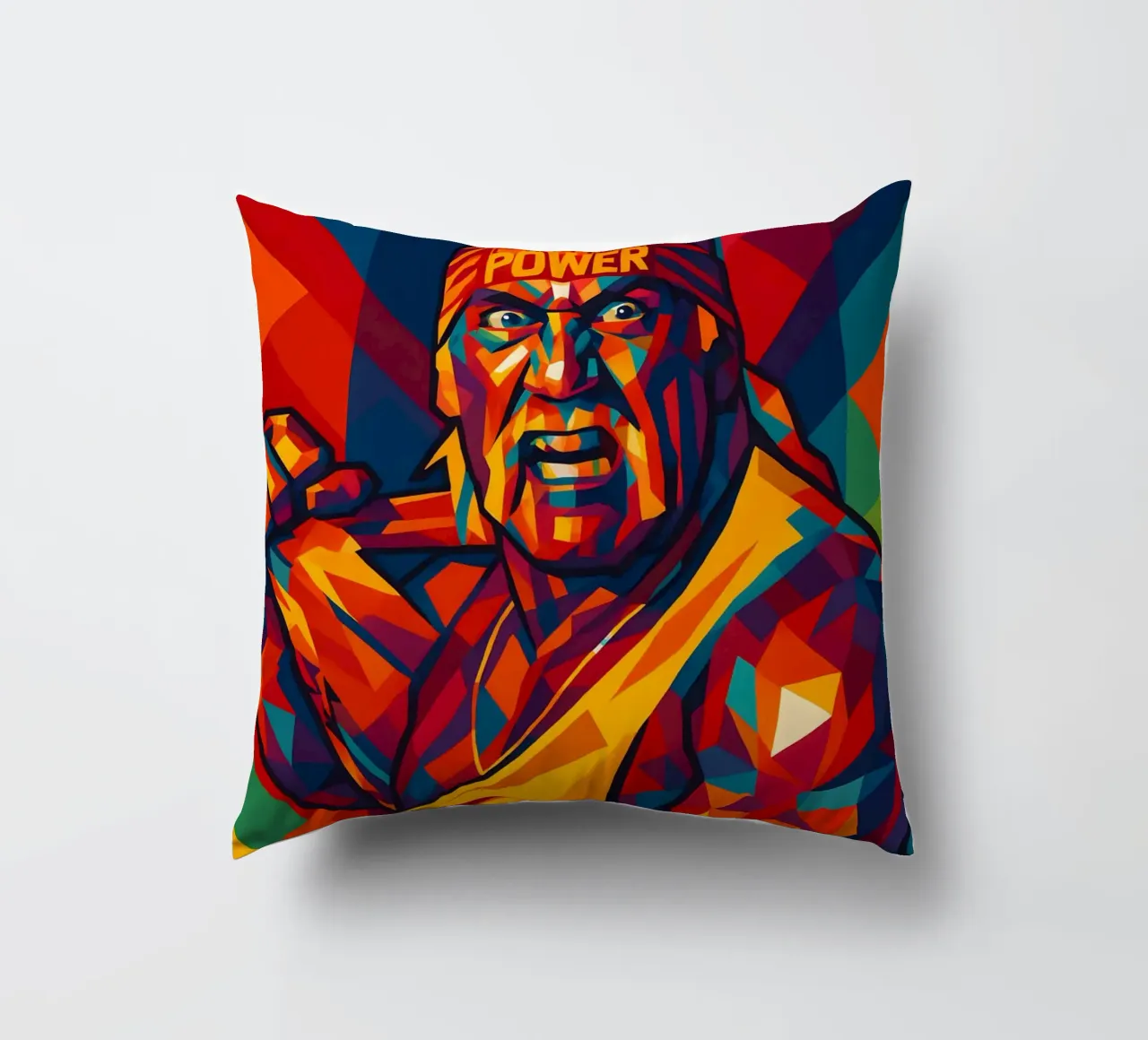 Hulk Hogan strappa la camicia wpap cuscino da BONANZA
