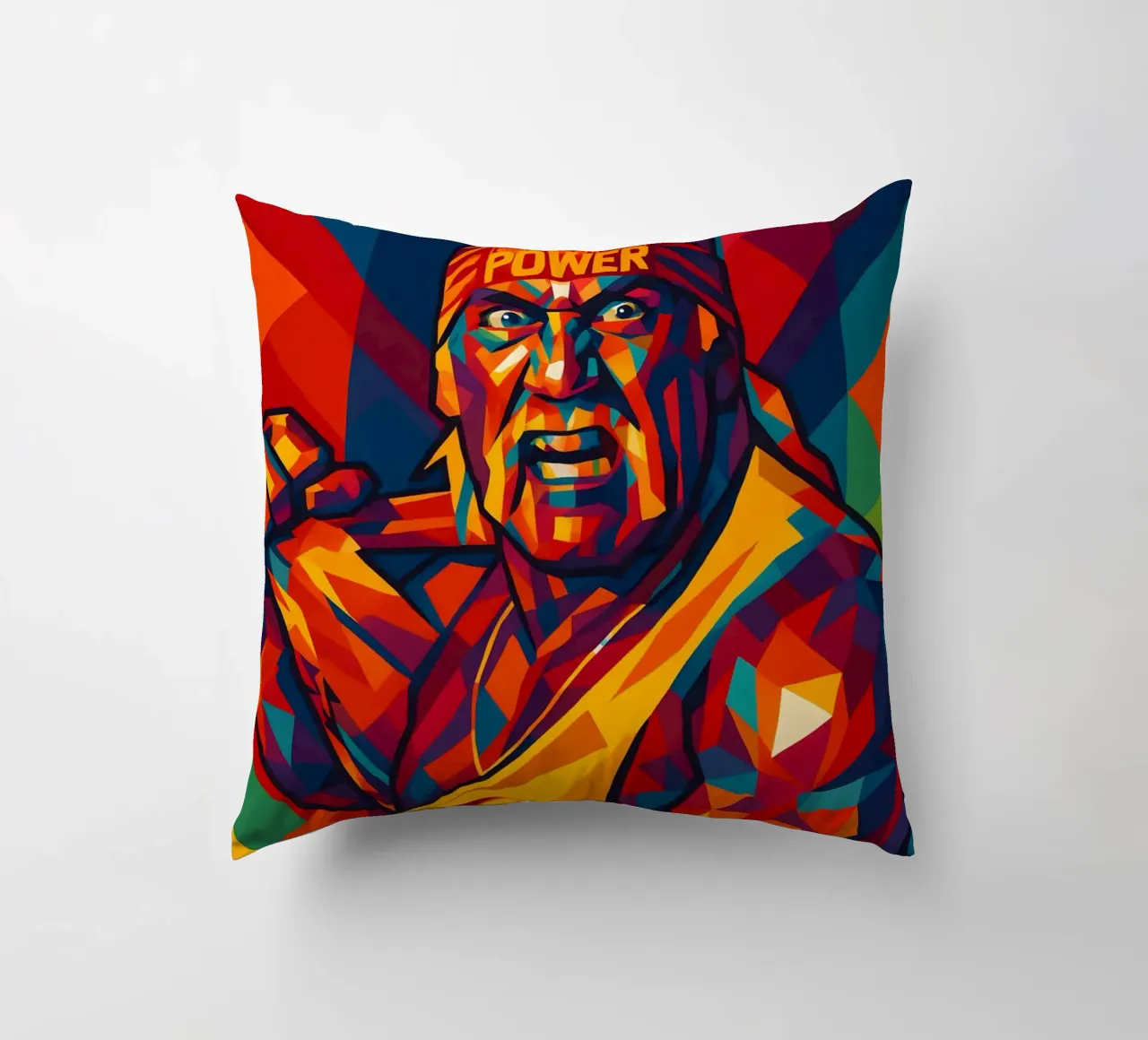 Hulk Hogan strappa la camicia wpap cuscino da BONANZA