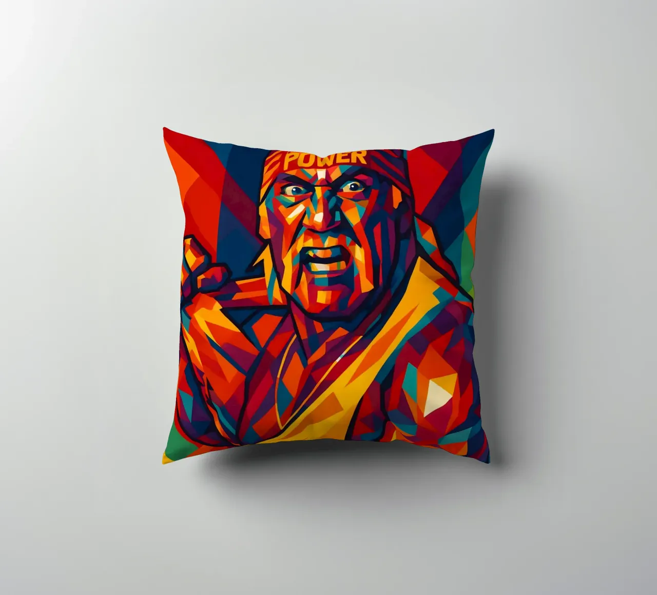 Hulk Hogan strappa la camicia wpap cuscino da BONANZA