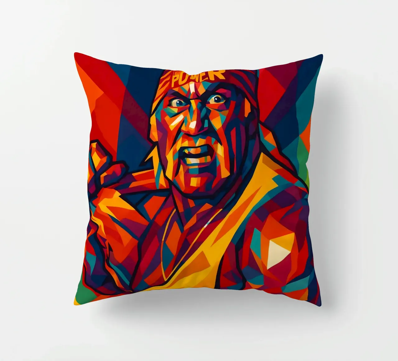 Hulk Hogan strappa la camicia wpap cuscino da BONANZA
