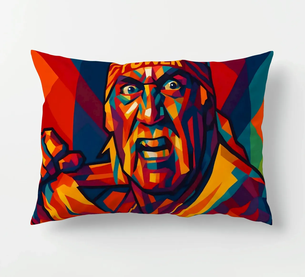 Hulk Hogan strappa la camicia wpap cuscino da BONANZA