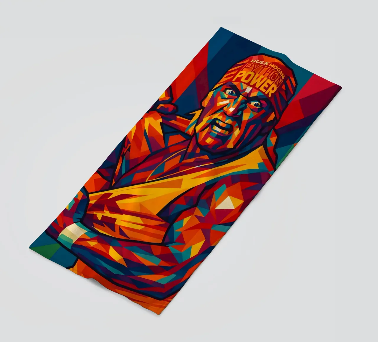 Hulk Hogan strappa la camicia wpap telo mare da BONANZA