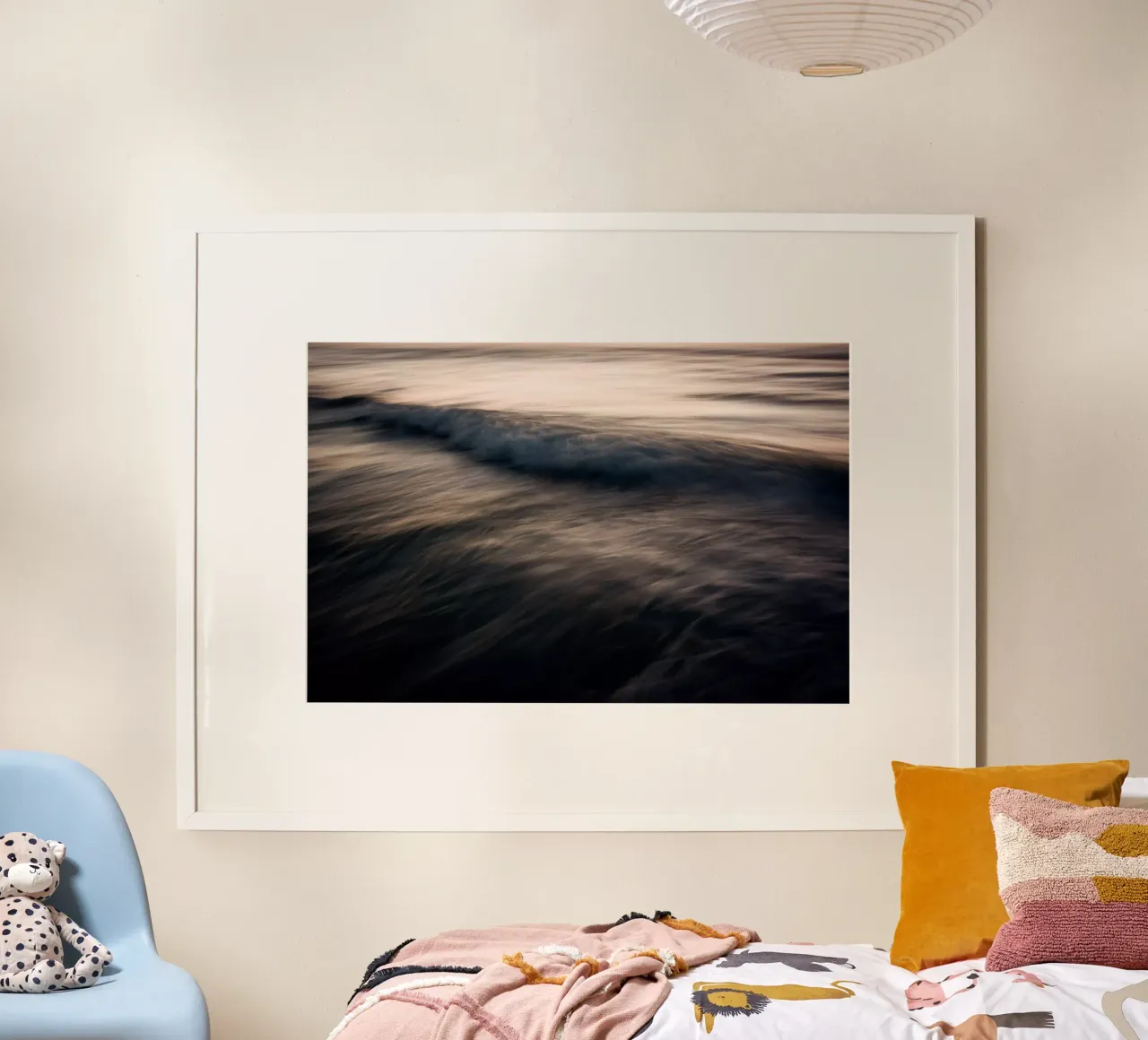 Dopo il tramonto del sole poster con telaio in alluminio da Tal Paz-Fridman