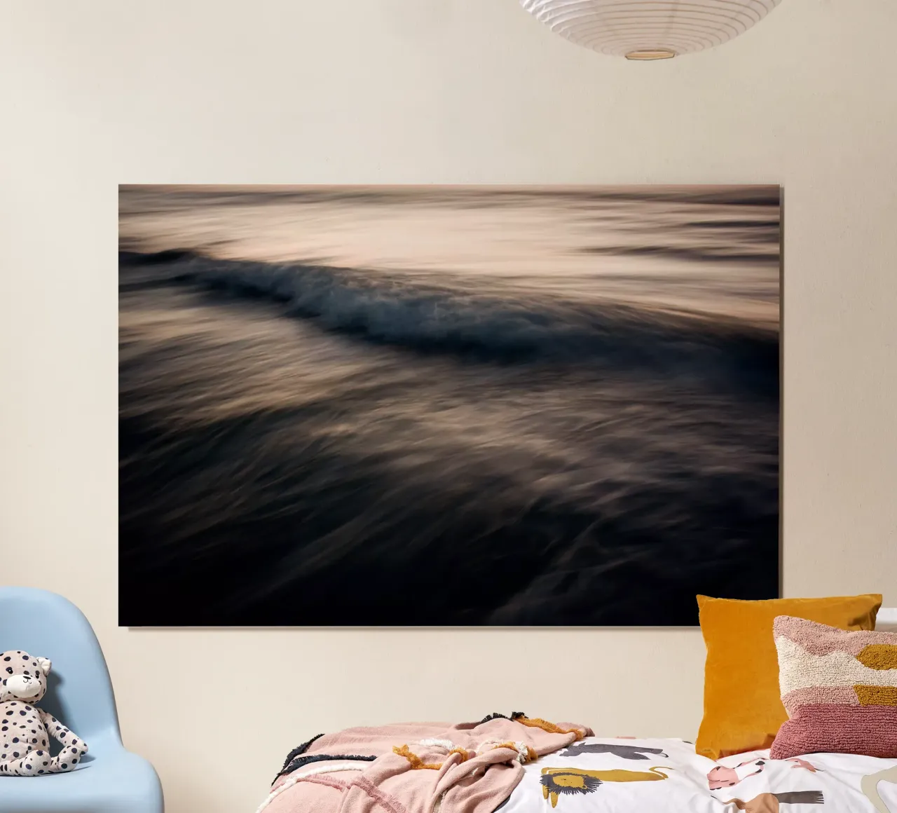 Dopo il tramonto del sole poster con telaio in alluminio da Tal Paz-Fridman