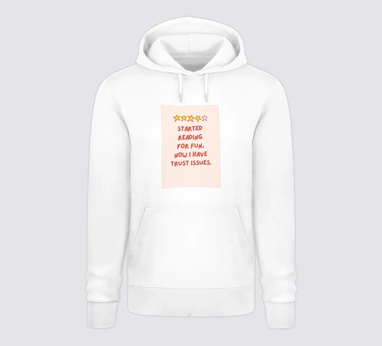 "Cartel ingenioso "Empezar a leer por diversión sudadera con capucha de vintagepod