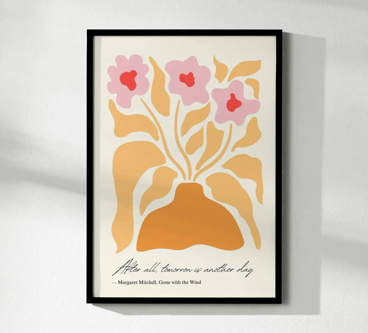 "Tomorrow Is Another Day" Bloemenposter poster van vintagepod