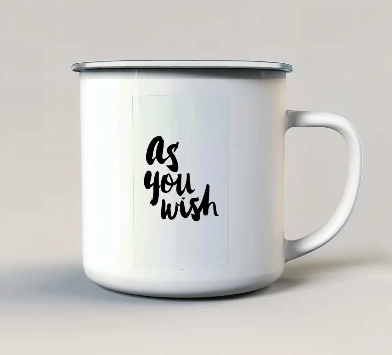 As You Wish tazza in smalto da Dead Language