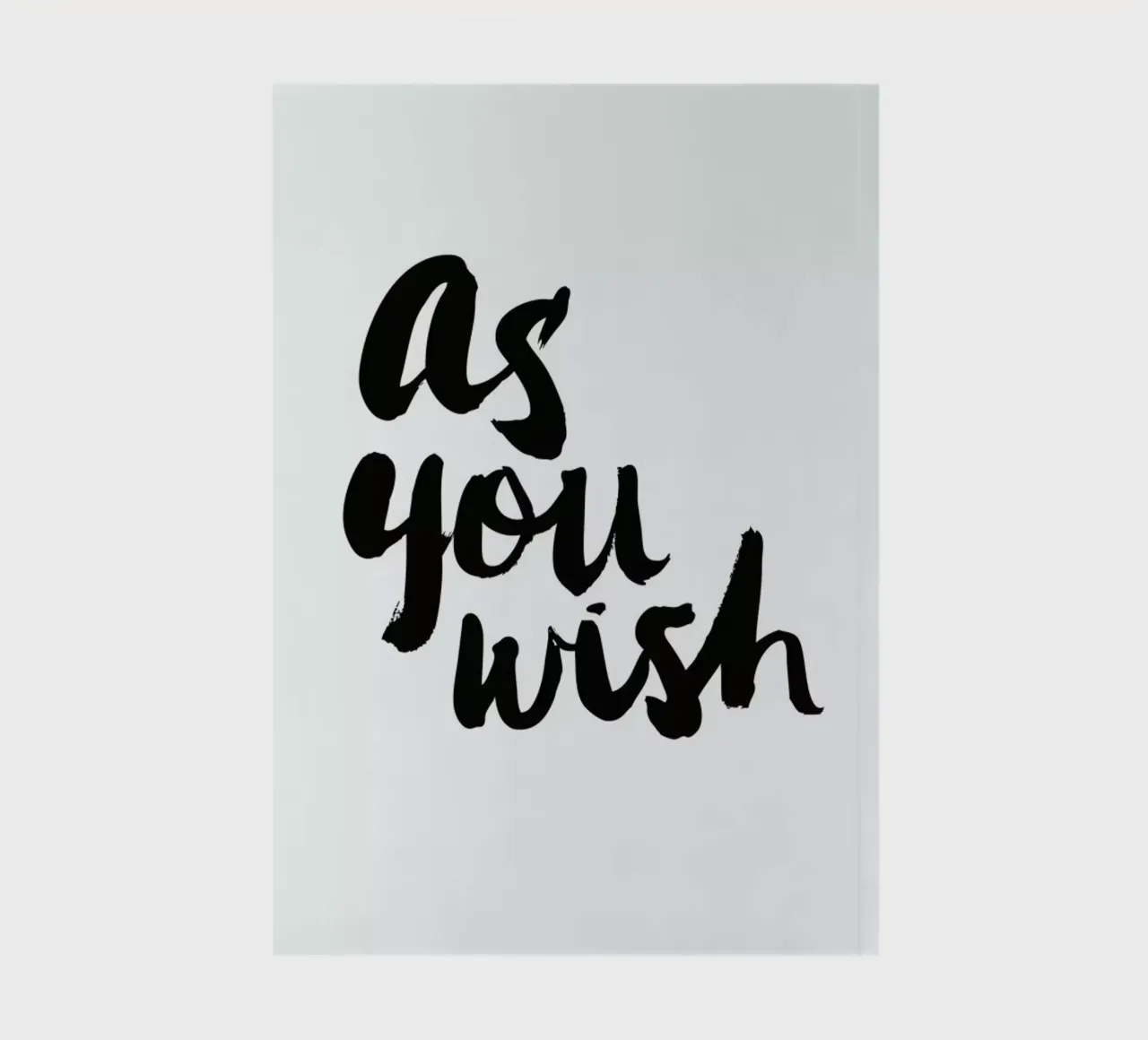 As You Wish notebook by Dead Language