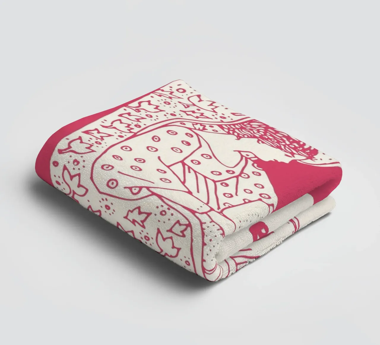 "Don't Ask Me What I'm Reading" Retro Poster towel by vintagepod